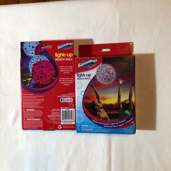 SwimWays light up beach balls - Picture 1 of 4